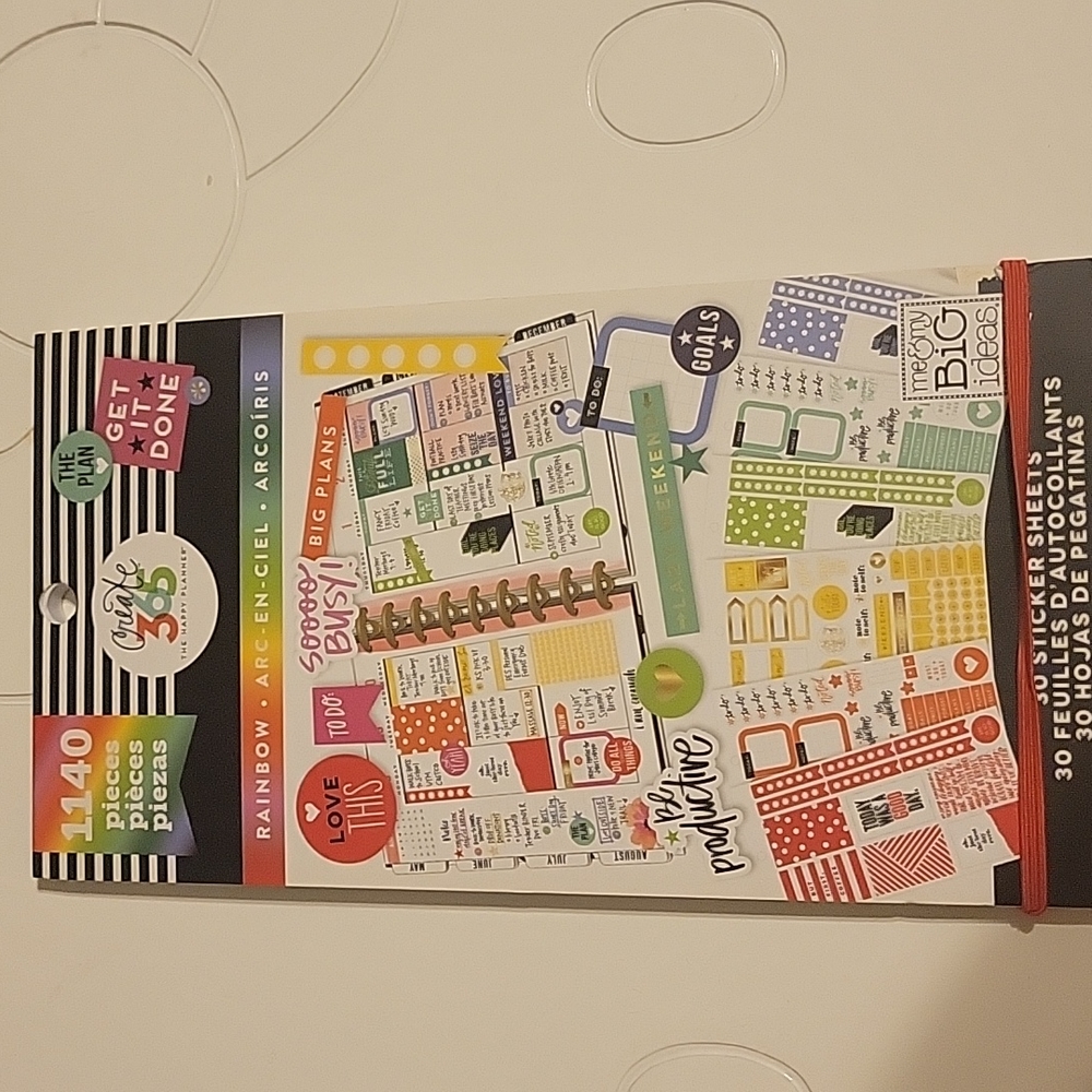 Happy Planner Sticker Book - Rainbow